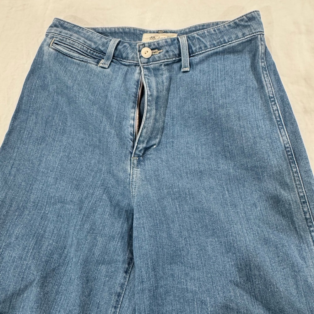 Madewell Emmett Wide-Leg Crop Pant : Welt Pocket